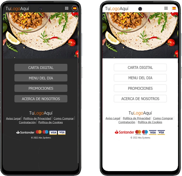 AA.CD: Carta Digital para Restaurantes