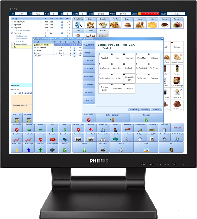 Venta por Fases. 9x25 artículos