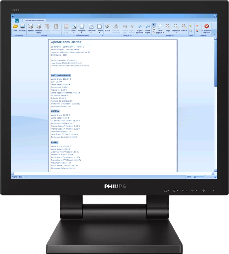 Informe de Operaciones Diarias